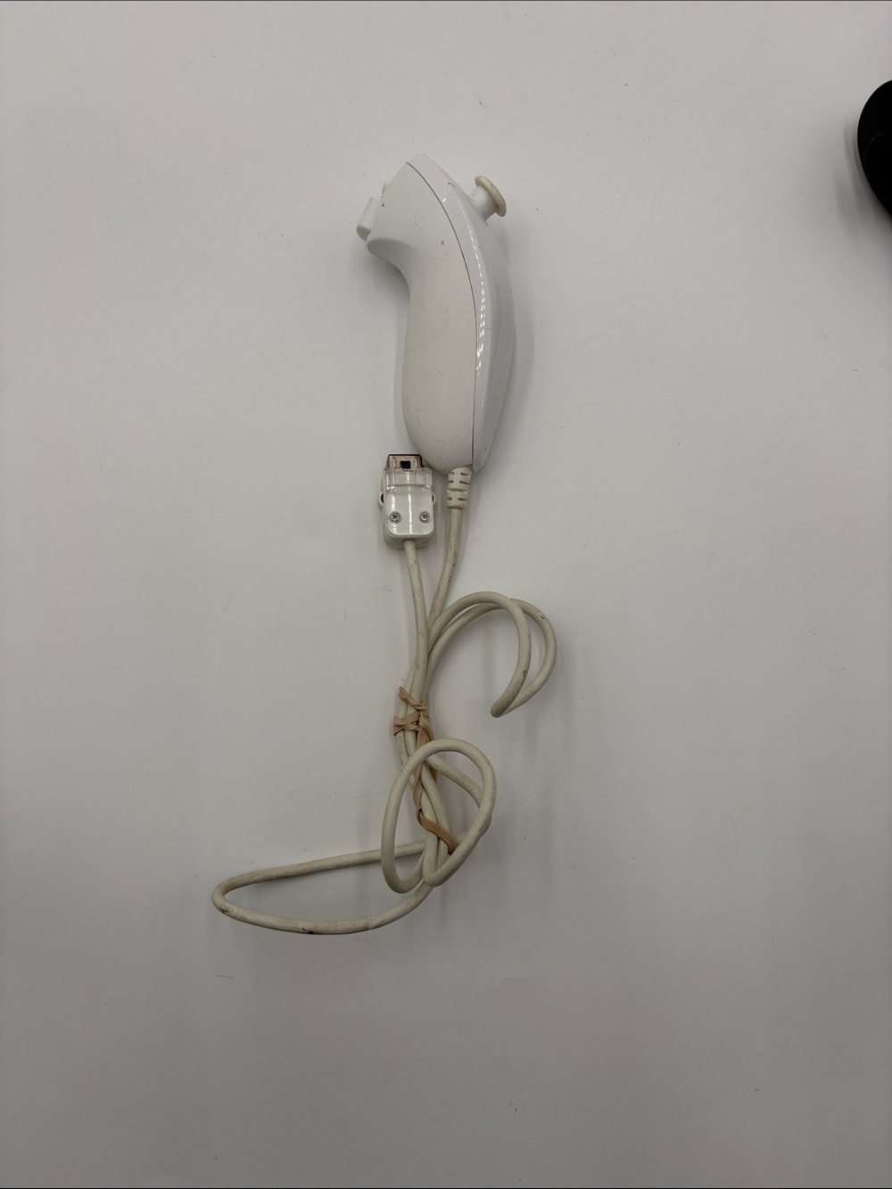 Used OEM White Nunchuck Controller RVL-004 NINTENDO WII / U Official